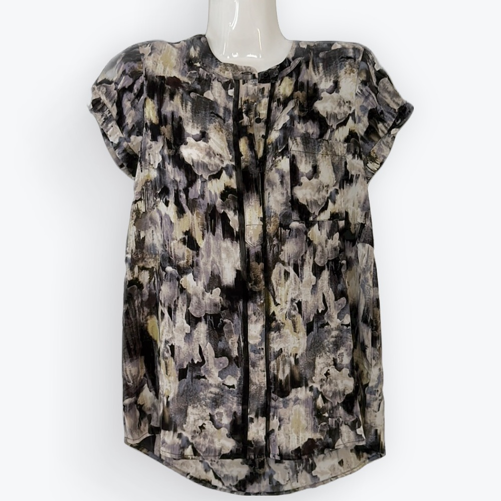 Abstract popover blouse